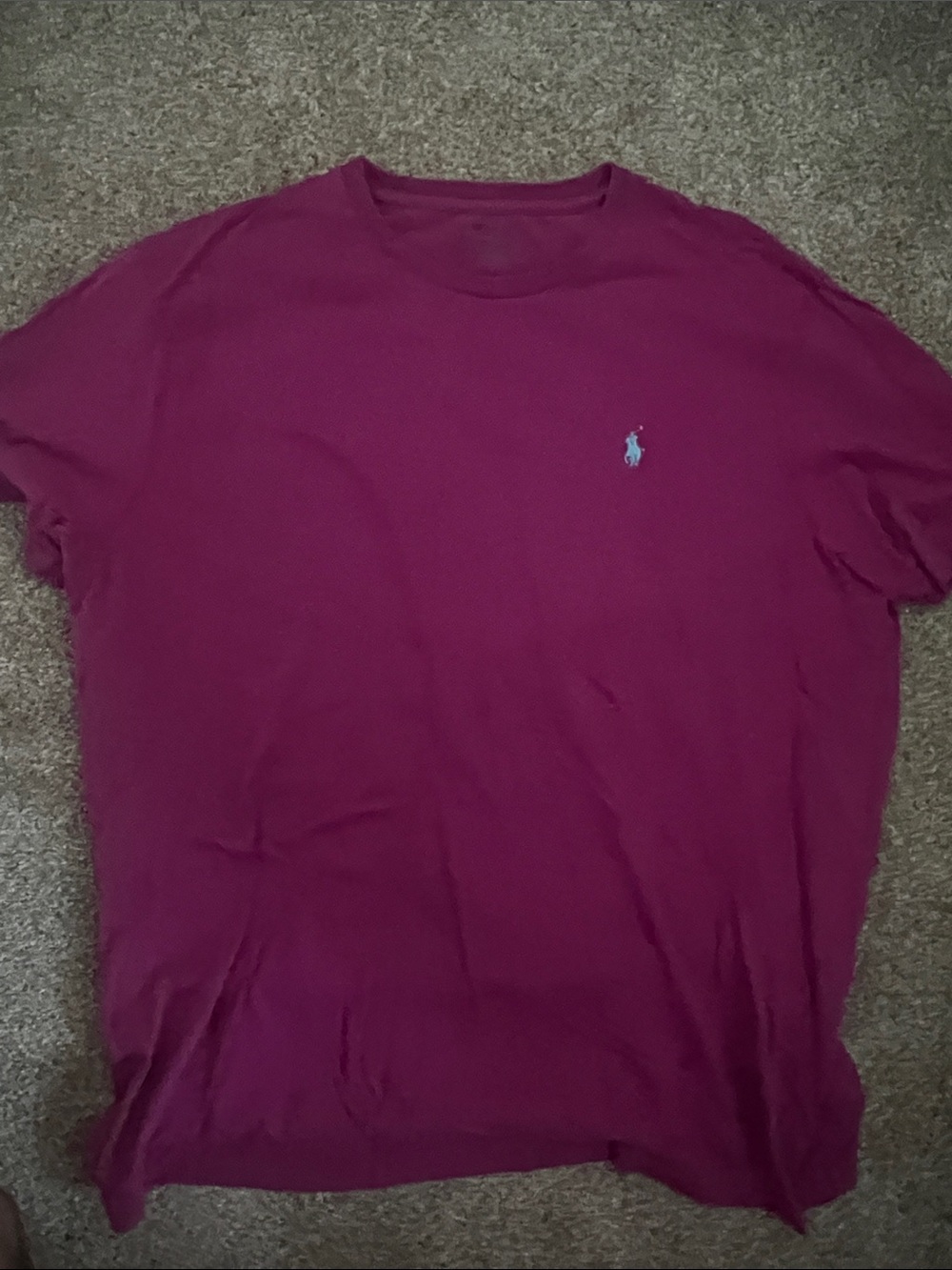 Polo by Ralph Lauren Short Sleeve Crewneck Tee in Deep Fuchsia